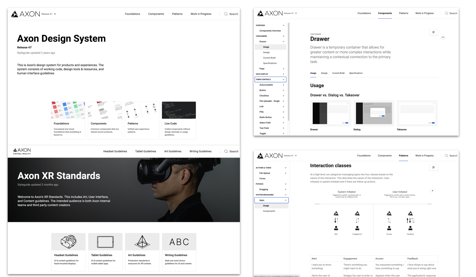 Axon Design System Site