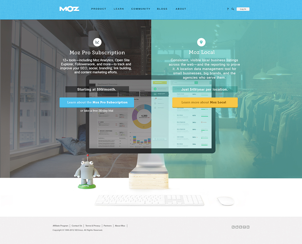 Moz Alternate Product Page