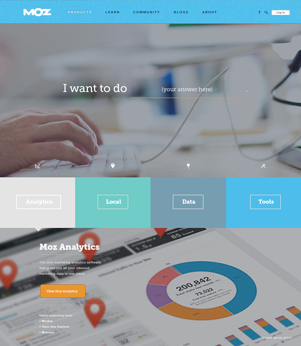 Moz Product Page Concept
