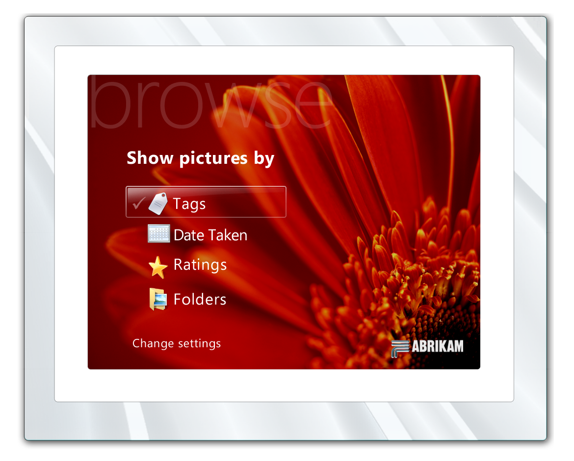 Homepage UI