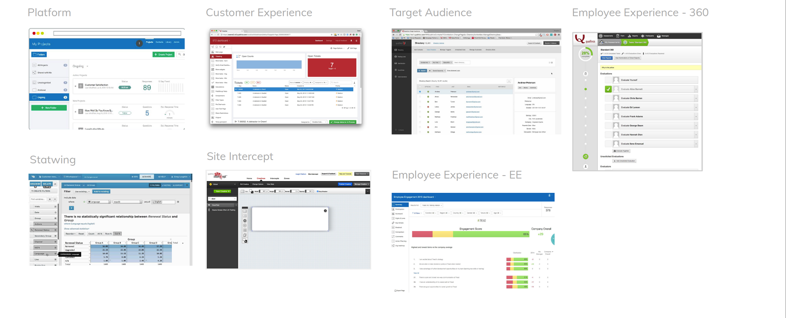 Qualtrics Applications Before Unification