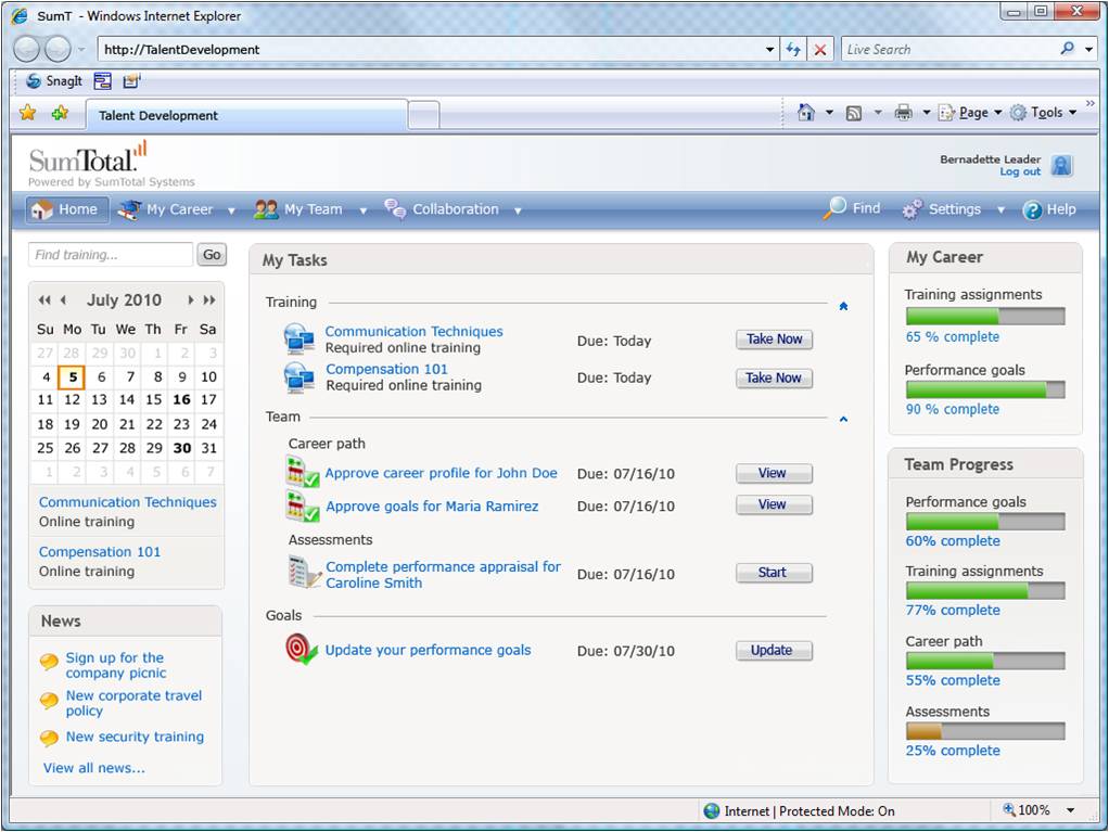 Talent Development Dashboard